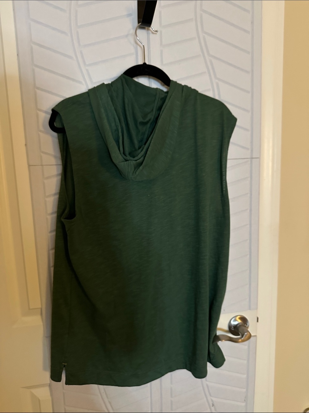 Nike NFL Green Bay Packers Sleeveless Hoodie - Green & White - Picture 4 of 4